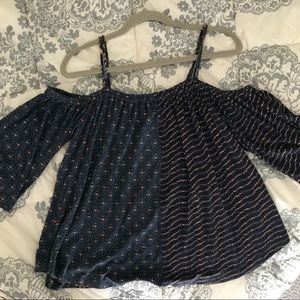 Anthropologie Delta cold shoulder.